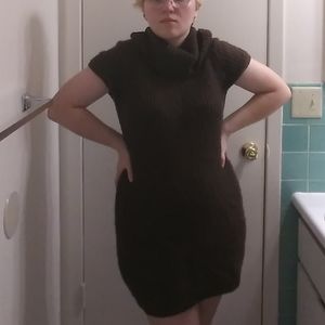 Brown Sweater Dress